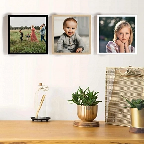 Personalizovaný magický fotoobraz v rámu - 3x čtverec 20x20 - fotografie Personalizovaný magický fotoobraz v rámu - 3x čtverec 20x20 - fotografie