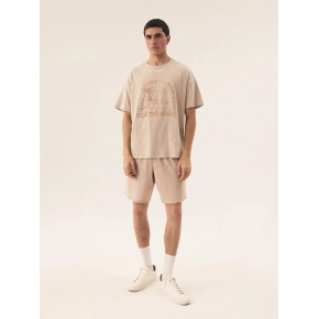 Pánské pyžamo Core 42604  02X Béžová vzor - Henderson 