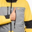 Pánská lyžařská bunda H4Z22 žluto-černá - 4F