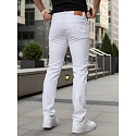 Pánské bílé džíny slim fit UX4487 bílé - FashionStreet 