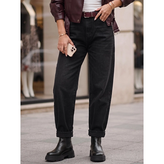 Dámské džíny UY3130 černé - FashionStreet