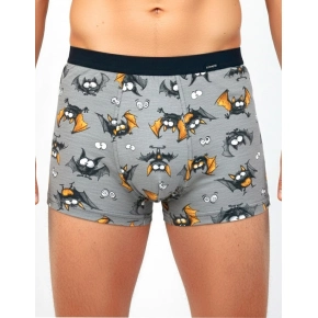 Pánské boxerky Tattoo BAT 280/252 Šedá vzor - Cornette