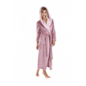 Dámský dlouhý župan s kapucí Flora 3956 4353 - Vestis