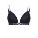 Krajková vyztužená podprsenka 164298 1P216 00135 námořnická modrá - Emporio Armani