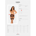 Krajkový podvazkový pás Isabellia garter belt - Obsessive