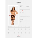 Krajkový podvazkový pás Isabellia garter belt - Obsessive