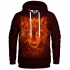 Unisex mikina Fire Wolf  1826397 H-K AFD888 červená -  Aloha From Deer