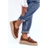 Dámské polobotky 3398 Hnědá s béžovou - Lewski Shoes