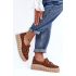 Dámské polobotky 3398 Hnědá s béžovou - Lewski Shoes