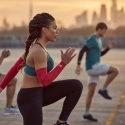 SPORT Kompresní návleky RASL-11016RD Červená vzor - Reebok