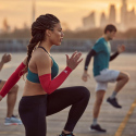 SPORT Kompresní návleky RASL-11016RD Červená vzor - Reebok