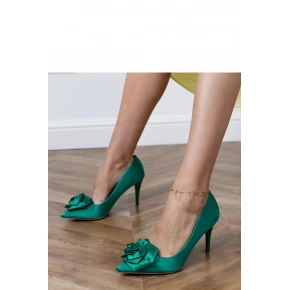 Dámské lodičky na jehlovém podpatku FB-302 Zelená - Lovit