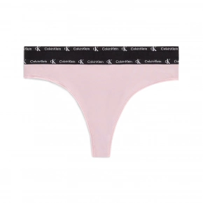 Dámská tanga Micro 1996 2Pack QD5035E-C4U - Calvin Klein