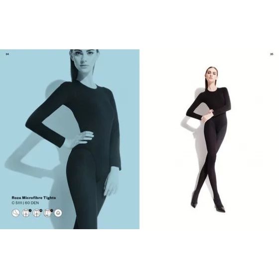 Dámské punčochy Classic Roza C 5111 60 den - Fiore