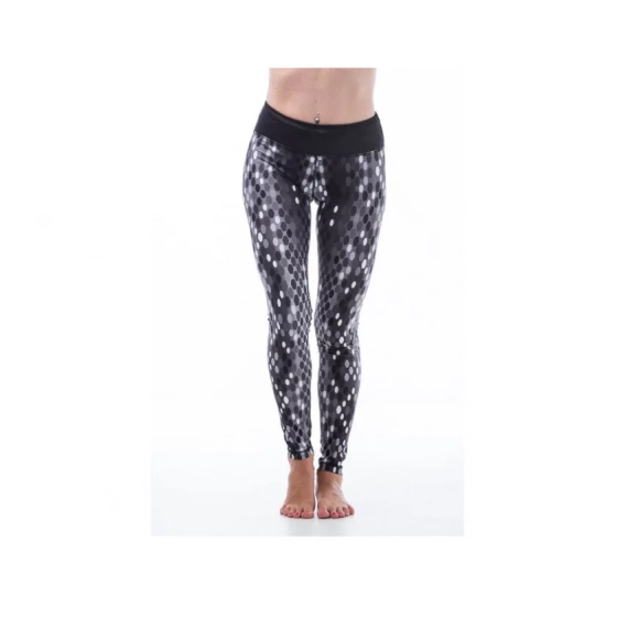 Dámské fitness legíny Six Deuce Digital Snakeskin - šedé - Litex