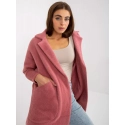 Dámský kabát MBM PL 1521.97P tmavě růžový - FPrice