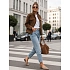Dámská semišová bunda / bomber TY5578 - Fashion Street 