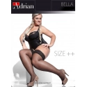 Dámské samodržící punčochy Bella Size++ 15 den bílá - Adrian