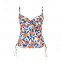 Tankini vrchní díl SW1841 modro-oranžové - Panache