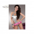 Dámské sexy body Hida stříbrno-růžové - Livco Corsetti