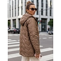 Dámská přechodná bunda TY5608 hnědá - FashionStreet 