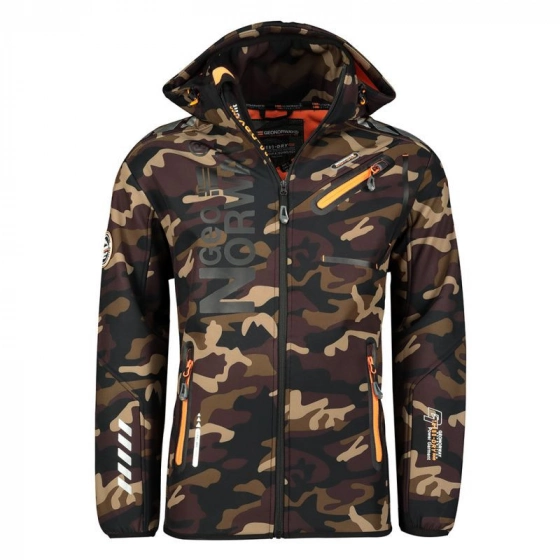 Softshellová bunda Royaute M WU1057H-GN army - Geographical Norway 