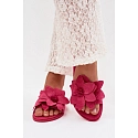 Dámské ploché nazouváky J502-5 Elzoria fuchsia - Sweet Shoes