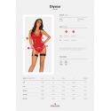 Elegantní korzet Diyosa corset red - Obsessive