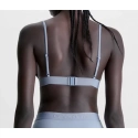 Dámský vrchní díl plavek  KW02029 DBS světle modrá - Calvin Klein
