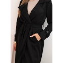 Dámský kabát 4595 Černá - K-Fashion