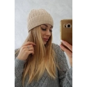 Tenká čepice Veronica K249 béžová