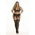 Podprsenka Plus Size V-8731 černá - Axami