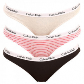 Kalhotky 3pcs QD3588E - W5A - Vícebarevná - Calvin Klein