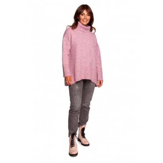 Mikina s rolákem a pulovrem BK086  - BeWear