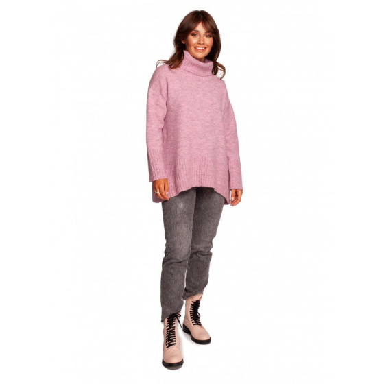 Mikina s rolákem a pulovrem BK086  - BeWear