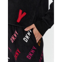 Dámské pyžamo YI2822686F černé se vzorem - DKNY