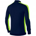 Pánská fotbalová mikina Academy 23 M DR1681-452 Tmavě modrá s neon žlutá - Nike