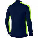 Pánská fotbalová mikina Academy 23 M DR1681-452 Tmavě modrá s neon žlutá - Nike