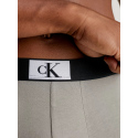 Pánské boxerky 3PK 000NB3528E I0Q šedé/modré/potisk