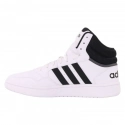 Pánské sportovní boty Hoops 3.0 Mid M GW3019 Bílá s černou - Adidas