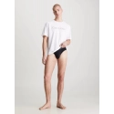 Pánské tričko na spaní S/S CREW NECK 000NM2501E 100 bílé - Calvin Klein