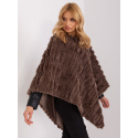 Poncho AT PN 2347.68 hnědý -FPrice