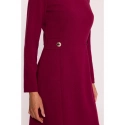 Dámské šaty S419 Bordó - Stylove
