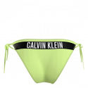 Dámské plavkové kalhotky KW0KW02508 MOT neonově žluté - Calvin Klein