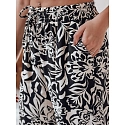 Dámské kalhoty uy2634 TROPICAL SUN černo-krémové - FashionStreet 