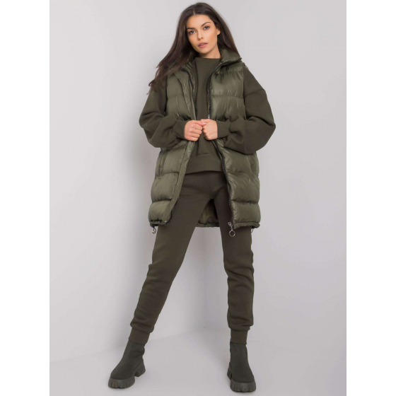Dámská zimní komplet EM KMPL 647.00P khaki - Ex moda