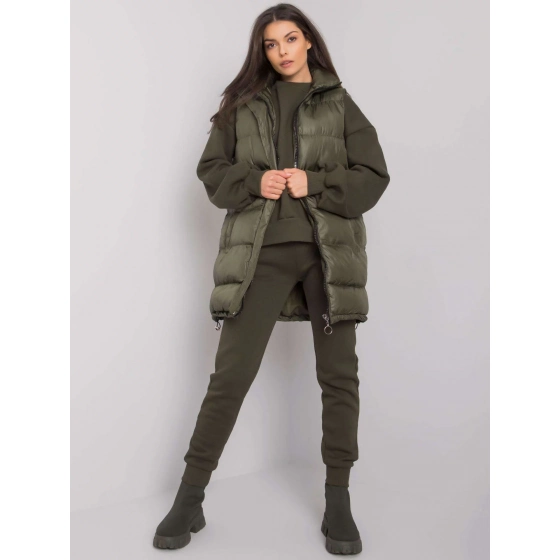 Dámská zimní komplet EM KMPL 647.00P khaki - Ex moda