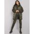 Dámská zimní komplet EM KMPL 647.00P khaki - Ex moda