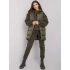 Dámská zimní komplet EM KMPL 647.00P khaki - Ex moda