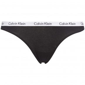 Dámská tanga Thong Carousel 0000D1617E 001 černá - Calvin Klein